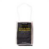 オーガンザソフィーカルバッグ「黒の白」ブラック