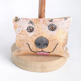 Dog Corky Organza Pouch Brigitte Tanaka