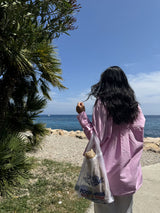 写真摩耗した魚の袋