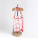 sac organza torchon rouge brigitte tanaka