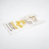 Sac "Fromagerie" détourné en organza et broderies