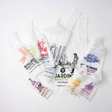 オーガンザと刺繍で迂回した「魚屋」バッグ