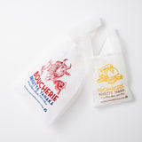 Sac "Fromagerie" détourné en organza et broderies