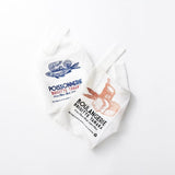 "Bakery" bag diverted in organza and embroidery