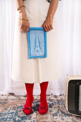 EIFFEL TOWER LACE POUCH