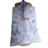 Sac Organza Toile Jouy Paris