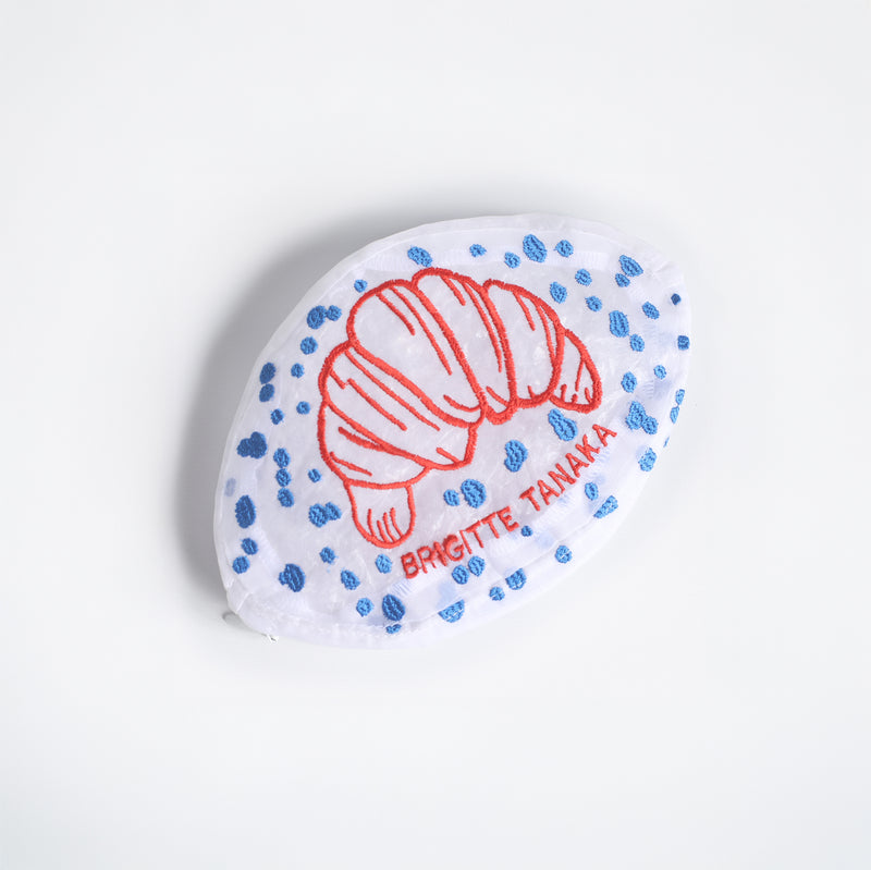 brigitte tanaka pochette organza croissant 