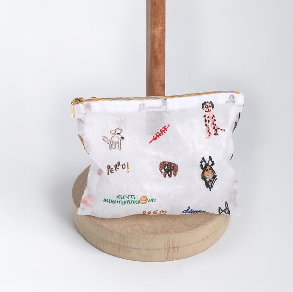 COLORFUL DOGS POUCH / MULTI DOGS