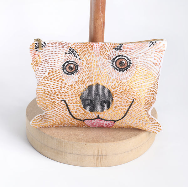  Dog Corky Organza Pouch Brigitte Tanaka