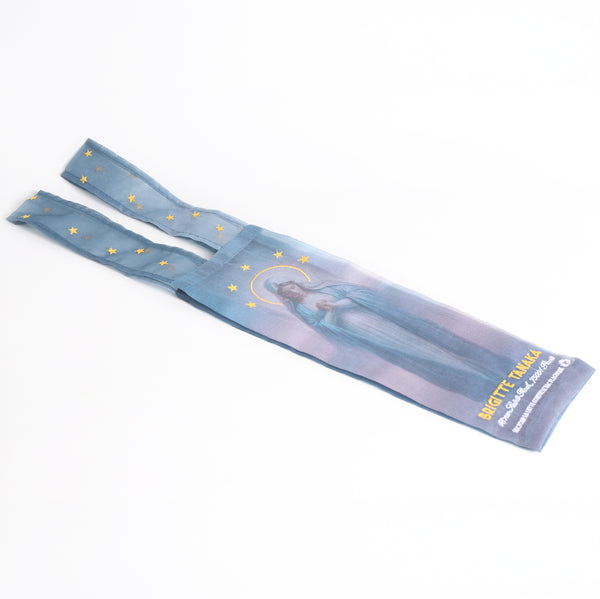 Porte vin Vierge organza Brigitte Tanaka